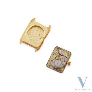 Vacheron Constantin "Lacunar" Massiv 18K Gelbgold Gehäuse Handaufzug Uhrwerk VC K1050/B von 70s