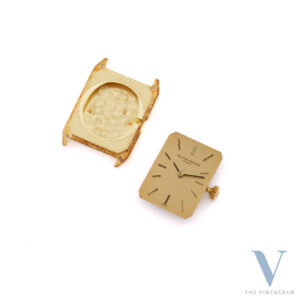 Vacheron Constantin "Lacunar" Massiv 18K Gelbgold Gehäuse Handaufzug Uhrwerk VC K1050/B von 70s