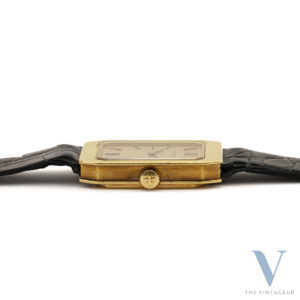 Vacheron Constantin "Lacunar" Massiv 18K Gelbgold Gehäuse Handaufzug Uhrwerk VC K1050/B von 70s