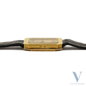 Vacheron Constantin "Lacunar" Massiv 18K Gelbgold Gehäuse Handaufzug Uhrwerk VC K1050/B von 70s
