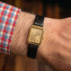 Vacheron Constantin "Lacunar" Massiv 18K Gelbgold Gehäuse Handaufzug Uhrwerk VC K1050/B von 70s