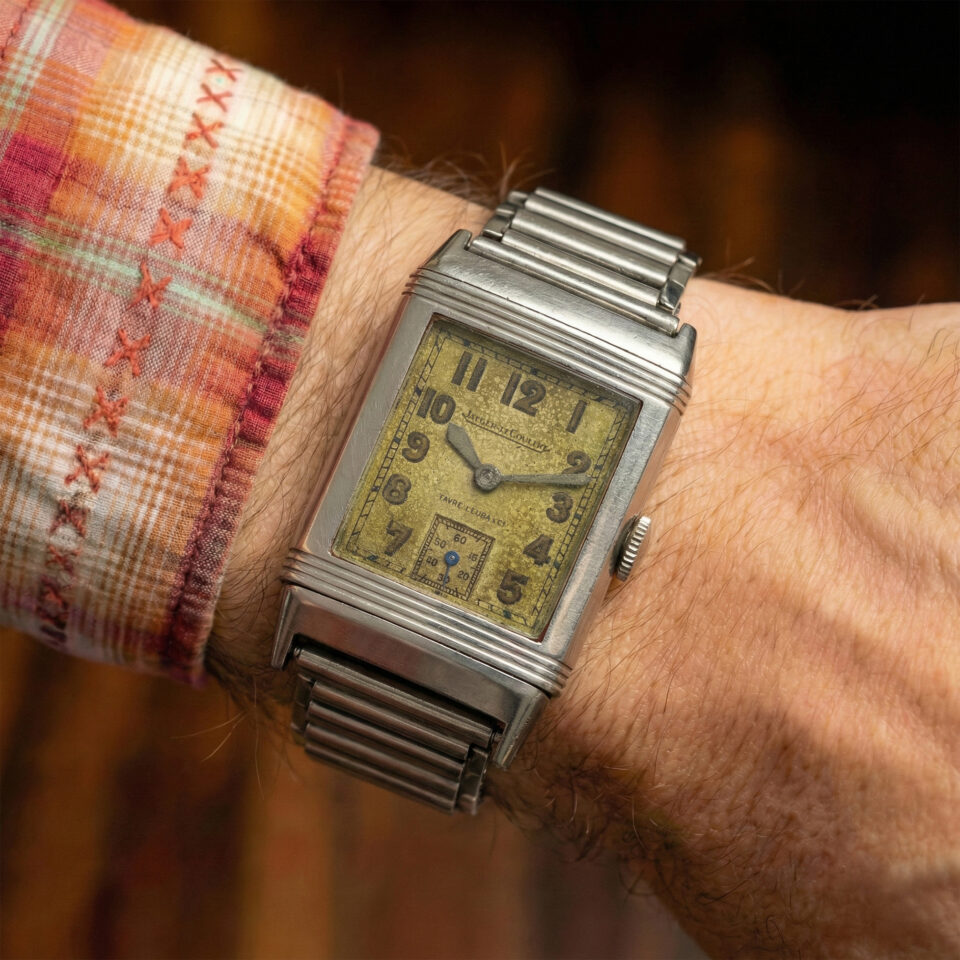 Jaeger LeCoultre - Favre Leuba Reverso Cassa in acciaio Movimento a carica manuale JLC 410 Dalla metà degli anni '40