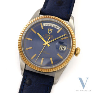 Tudor Oyster Prince Date Day "Jumbo" Ref. 7019/3 Cassa in acciaio con lunetta in oro giallo 18 carati Movimento automatico AS1895 Dagli anni '60