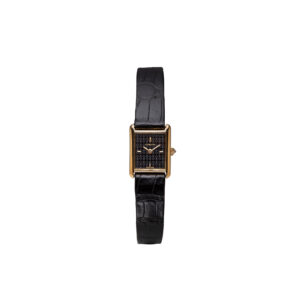 Corum Tank Ref. 16326 "Tapestry Dial" Solid 18K Yellow Gold Case Manual-Winding ETA 2442 Movement From the 1970s