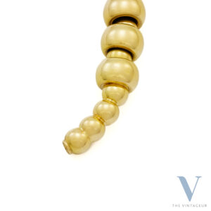 Cartier "Sferic" Case with Integrated Bracelet in Solid 18Kt Yellow Gold Manual-Wound Movement JLC ​​462/2 From 1944