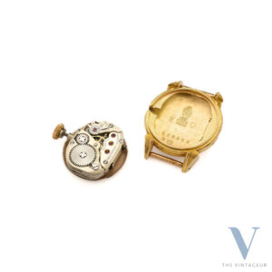 Movado Calendette Ref. R3167 Favre & Perret 18KT Rose Gold "Fancy" Case, In-House Manual-Winding Movement N.28, From the 1940s