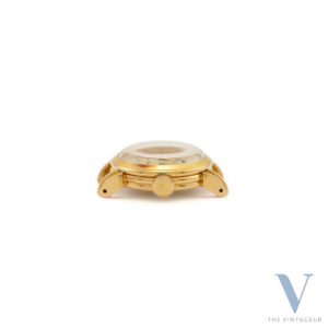 Movado Calendette Ref. R3167 Favre & Perret 18KT Rose Gold "Fancy" Case, In-House Manual-Winding Movement N.28, From the 1940s
