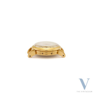 Movado Calendette Ref. R3167 Favre & Perret 18KT Rose Gold "Fancy" Case, In-House Manual-Winding Movement N.28, From the 1940s