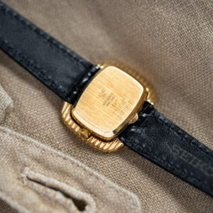 Seiko "Golden Waves" Ref. 18-3119-D Solid 18K Yellow Gold Case In-House 16-A Quartz Movement From the 1980s