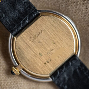 Cartier Ellipse Paris 18K Solid Yellow and White Gold Case Cartier 78-1 Manual-Wound Movement from late-1970s