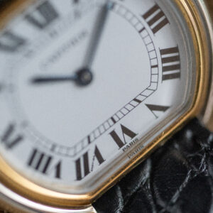 Cartier Ellipse Paris 18K Solid Yellow and White Gold Case Cartier 78-1 Manual-Wound Movement from late-1970s