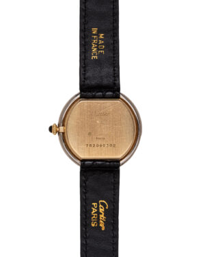Cartier Ellipse Paris 18K Solid Yellow and White Gold Case Cartier 78-1 Manual-Wound Movement from late-1970s