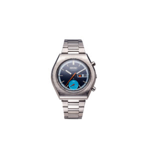 Seiko Chronograph 6139-8029 "Blue Eye" Monoblock Stahlgehäuse Seiko 6139 Automatik-Chronographenwerk aus den 70er Jahren