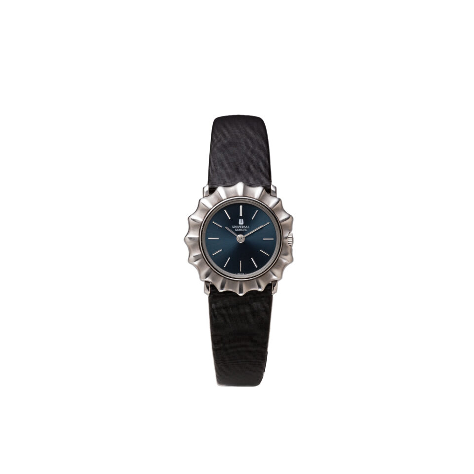 Universal Geneve "Flower" Ref. 842683 Stainless Steel Case Manual Winding Movement UG 1-42 From the mid-1970s