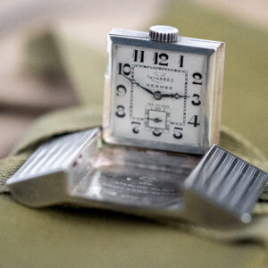 Tavannes x Hermès Belt Buckle Watch, 935 Sterling Silver Case, Manual-Wound Tavannes 814 Movement, From the 1930s