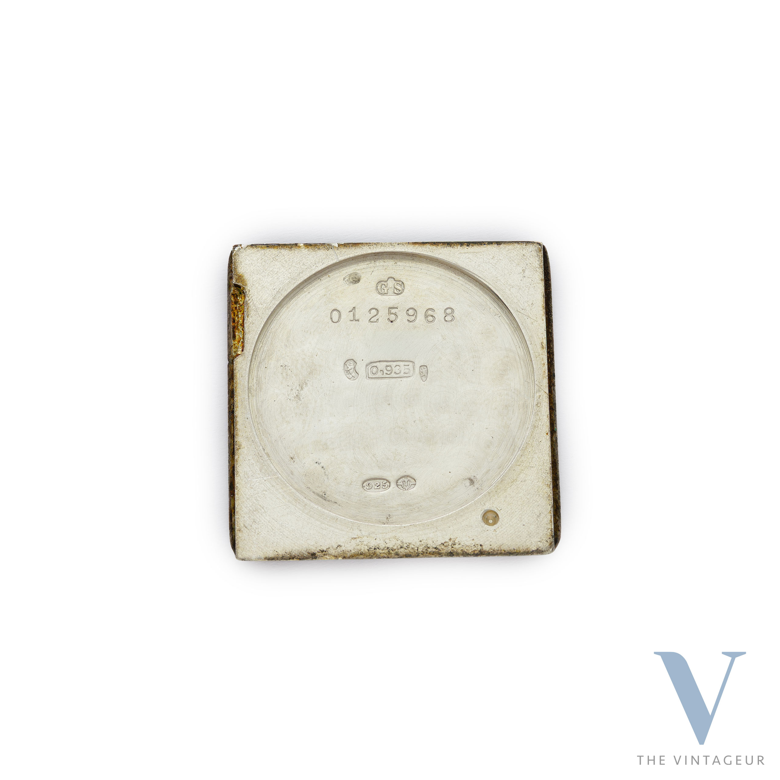 Tavannes x Dunhill belt strap watch, 935 silver case, Tavannes 814 manual-winding movement, 1930s Tavannes x Dunhill belt strap watch, 935 silver case, Tavannes 814 manual-winding movement, 1930s