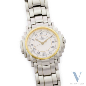 BAUME & MERCIER "SHOGUN" REF. 5136.018.3, STEEL CASE, INTEGRATED STEEL BRACELET, BM 1095 QUARTZ MOVE