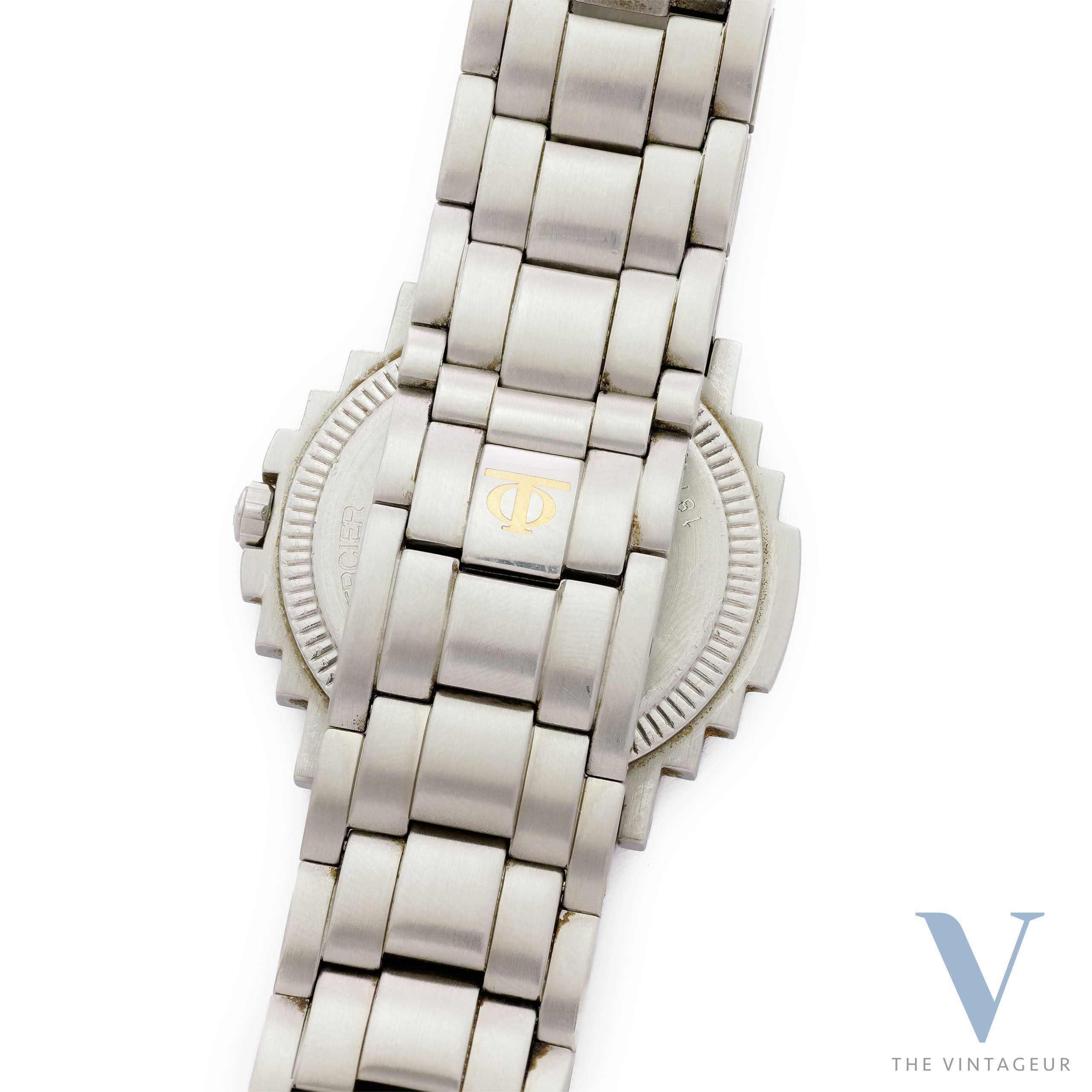 BAUME & MERCIER "SHOGUN" REF. 5136.018.3, STEEL CASE, INTEGRATED STEEL BRACELET, BM 1095 QUARTZ MOVE BAUME & MERCIER "SHOGUN" REF. 5136.018.3, STEEL CASE, INTEGRATED STEEL BRACELET, BM 1095 QUARTZ MOVE