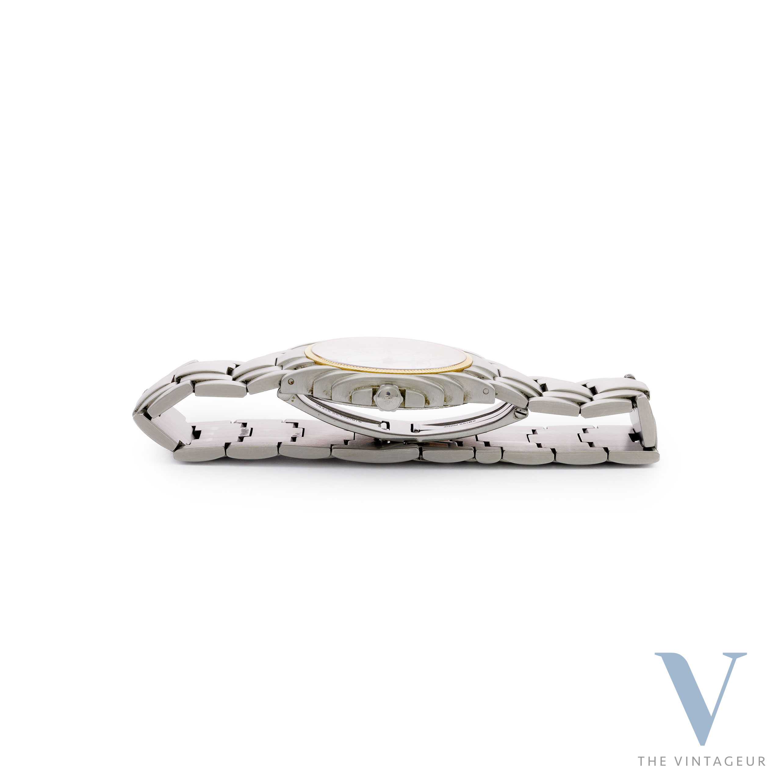 BAUME & MERCIER "SHOGUN" REF. 5136.018.3, STEEL CASE, INTEGRATED STEEL BRACELET, BM 1095 QUARTZ MOVE BAUME & MERCIER "SHOGUN" REF. 5136.018.3, STEEL CASE, INTEGRATED STEEL BRACELET, BM 1095 QUARTZ MOVE