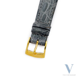 OMEGA DE VILLE "EMERALD", 18KT YELLOW GOLD CASE, YELLOW GOLD DIAL, RAISED EMERALD-CUT GLASS, OMEGA 620 HAND-WOUND MOVEMENT, FROM 1972