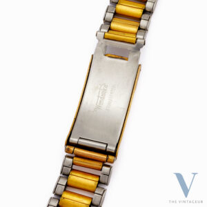 ROLEX OYSTER VICEROY CHRONOMETER REF. 3359, RADIO DIAL, STEEL CASE, 18KT YELLOW GOLD BEZEL, ROLEX 710 HAND-WOUND MOVEMENT, FROM THE EARLY 1940s