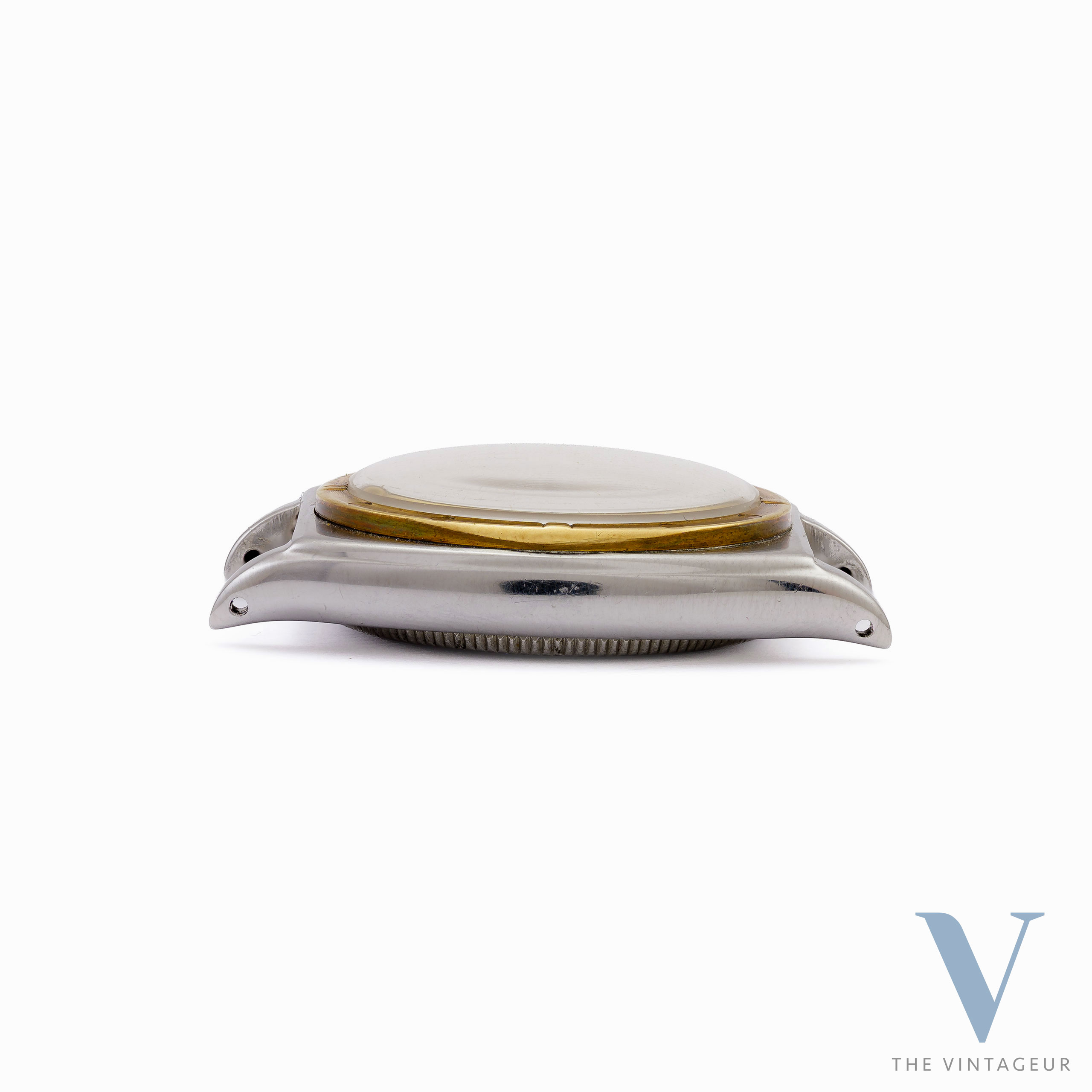 ROLEX OYSTER VICEROY CHRONOMETER REF. 3359, RADIO DIAL, STEEL CASE, 18KT YELLOW GOLD BEZEL, ROLEX 710 HAND-WOUND MOVEMENT, FROM THE EARLY 1940s ROLEX OYSTER VICEROY CHRONOMETER REF. 3359, RADIO DIAL, STEEL CASE, 18KT YELLOW GOLD BEZEL, ROLEX 710 HAND-WOUND MOVEMENT, FROM THE EARLY 1940s