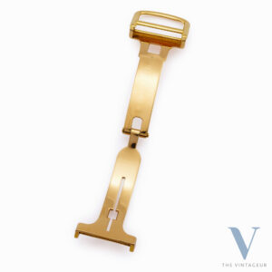CARTIER 18K YELLOW GOLD FOLDING BUCKLE, 1970s