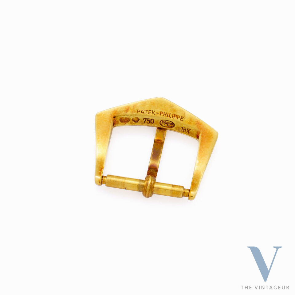 PATEK PHILIPPE 18KT YELLOW GOLD BUCKLE, 14MM, FROM THE LATE 1990s