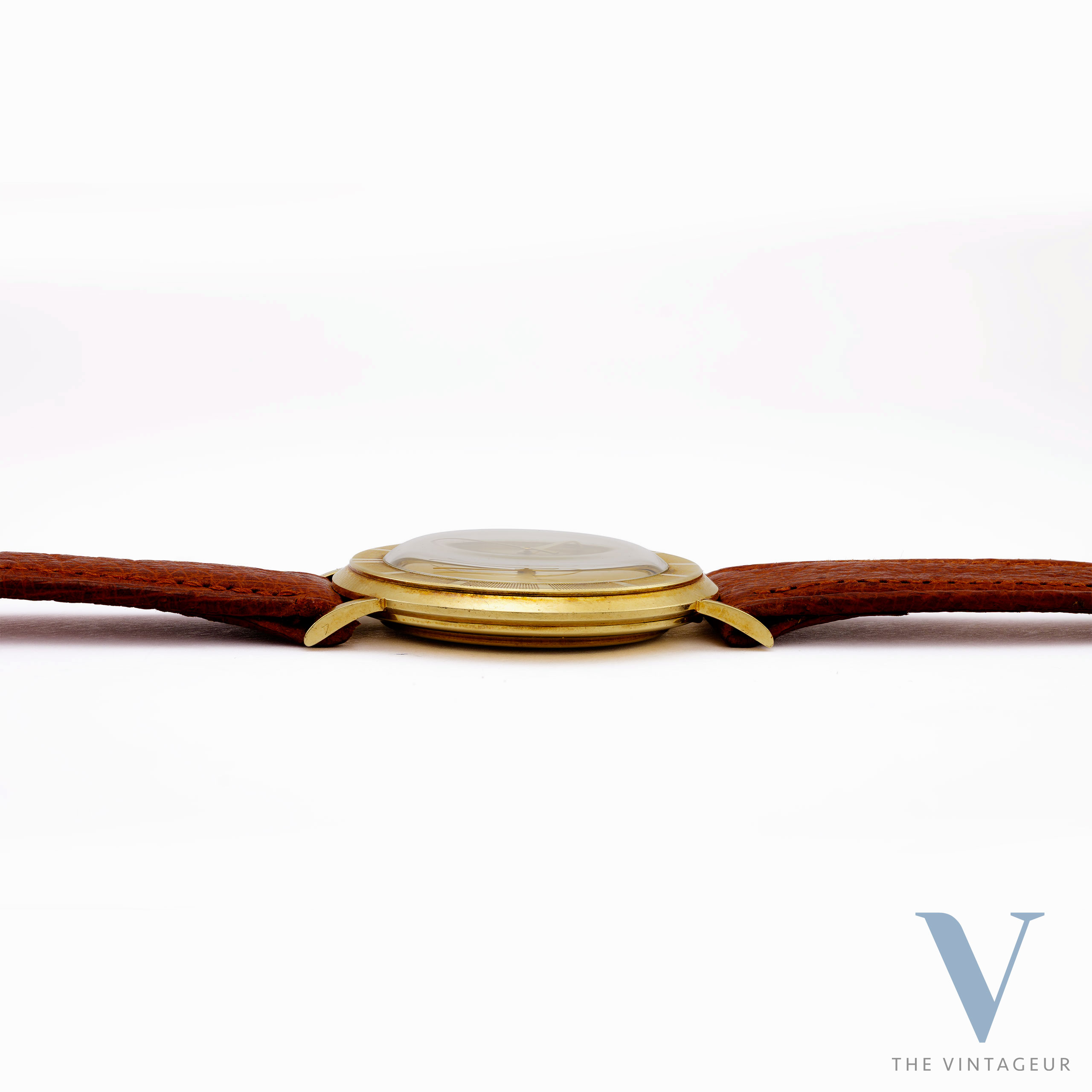 GRUEN PRECISION, SECTOR-CROSS DIAL, ULTRA-THIN 14KT YELLOW GOLD CASE, GRUEN 510 HAND-WOUND MOVEMENT, FROM THE 1950s GRUEN PRECISION, SECTOR-CROSS DIAL, ULTRA-THIN 14KT YELLOW GOLD CASE, GRUEN 510 HAND-WOUND MOVEMENT, FROM THE 1950s