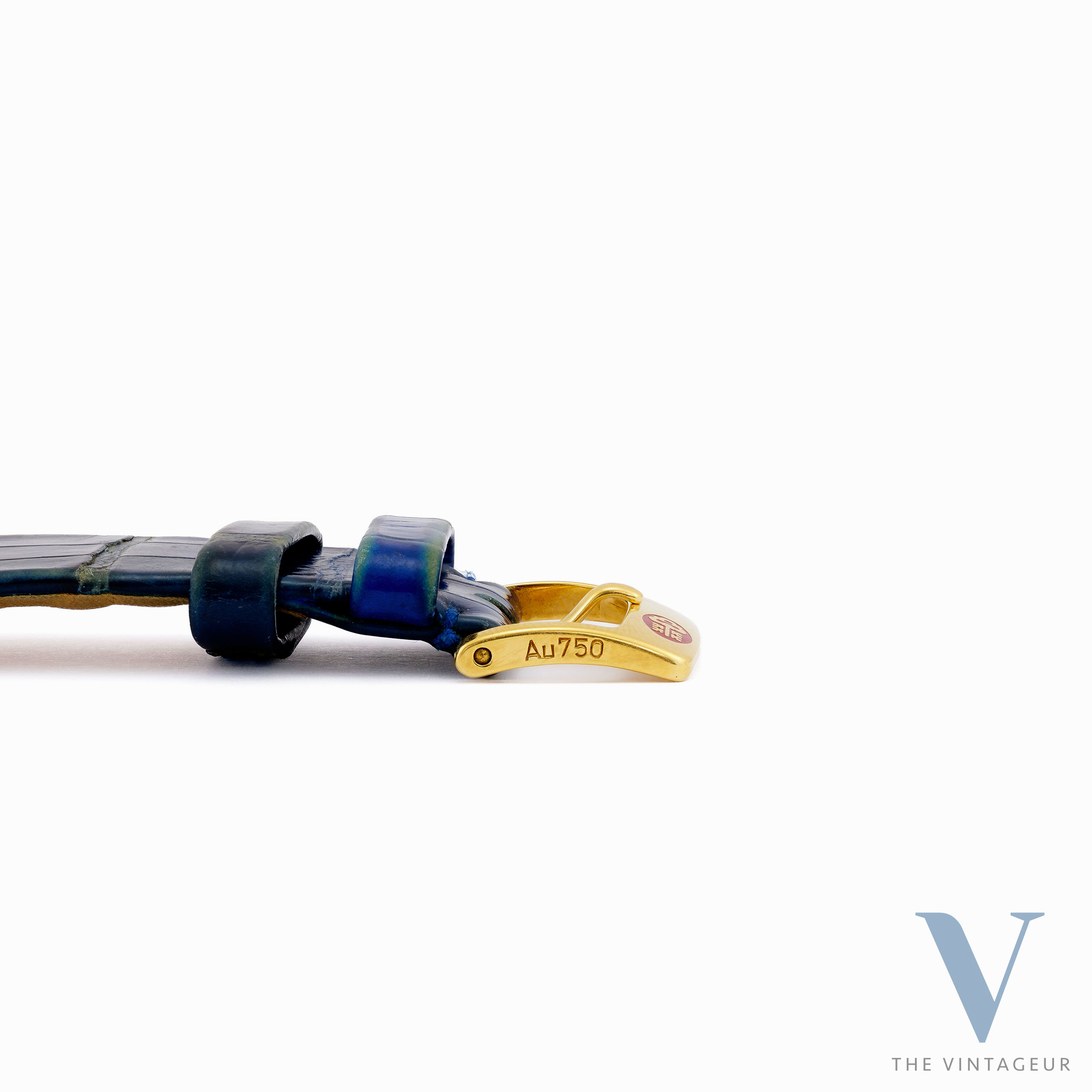 CORUM "ARC DE TRIOMPHE" REF. 24.374.65, BLUE GUILLOCHE DIAL, 18KT YELLOW GOLD CASE WITH DIAMONDS AND SAPPHIRES, ISA 125 QUARTZ MOVEMENT, FROM 1980 CORUM "ARC DE TRIOMPHE" REF. 24.374.65, BLUE GUILLOCHE DIAL, 18KT YELLOW GOLD CASE WITH DIAMONDS AND SAPPHIRES, ISA 125 QUARTZ MOVEMENT, FROM 1980