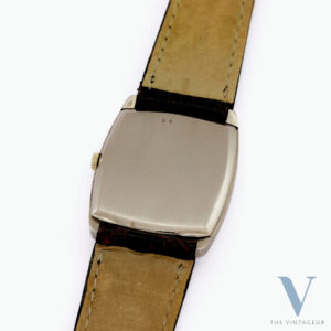 AUDEMARS PIGUET ULTRA-THIN, SILVER DIAL, 18KT WHITE GOLD ARC-RECTANGULAR CASE, SUPER-THIN HAND-WOUND AP 2003 MOVEMENT, FROM THE LATE 1950s.