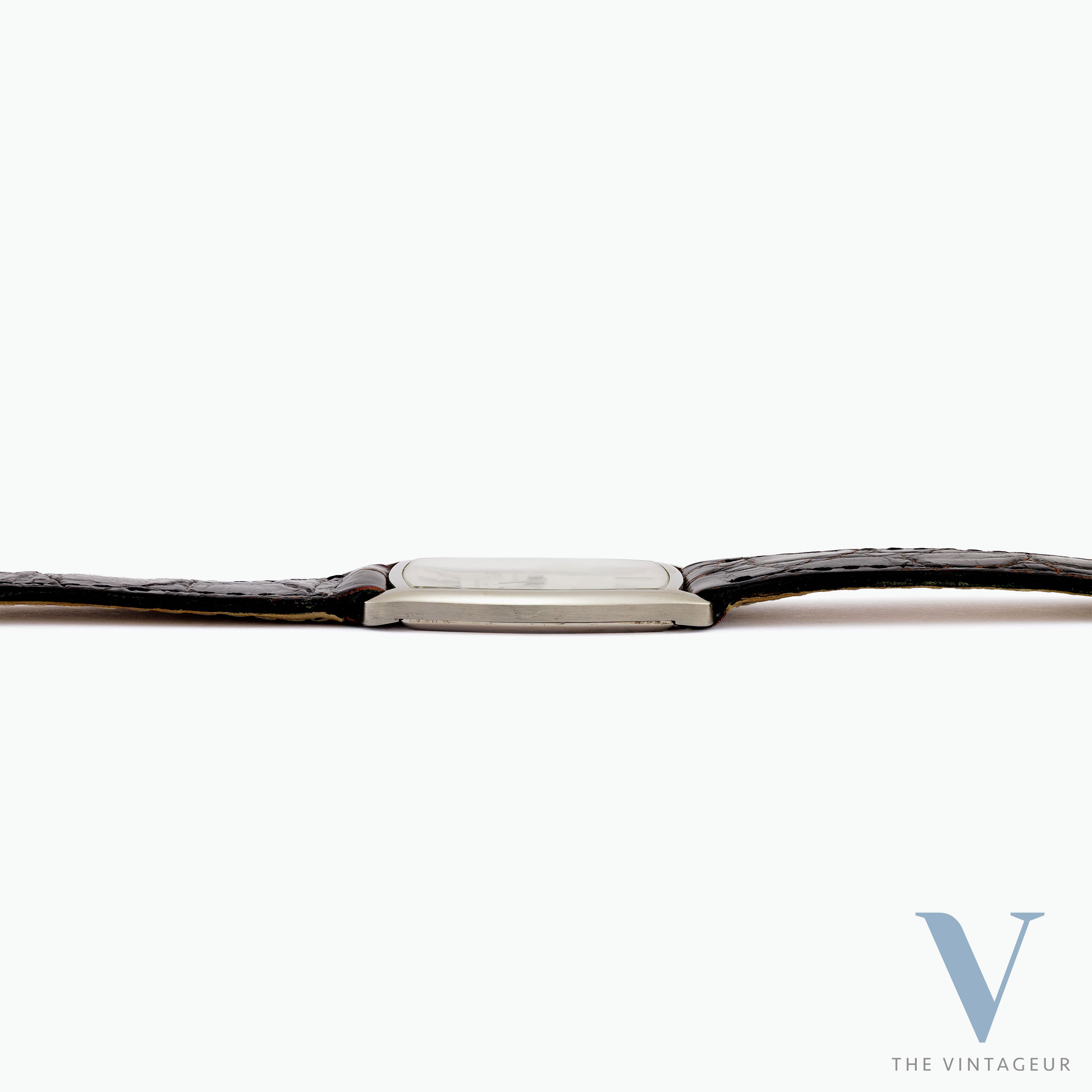AUDEMARS PIGUET ULTRA-THIN, SILVER DIAL, 18KT WHITE GOLD ARC-RECTANGULAR CASE, SUPER-THIN HAND-WOUND AP 2003 MOVEMENT, FROM THE LATE 1950s. AUDEMARS PIGUET ULTRA-THIN, SILVER DIAL, 18KT WHITE GOLD ARC-RECTANGULAR CASE, SUPER-THIN HAND-WOUND AP 2003 MOVEMENT, FROM THE LATE 1950s.